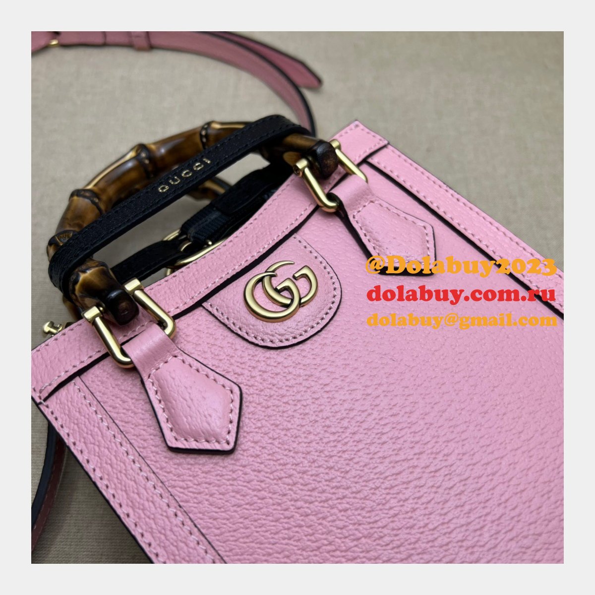 Gucci Replicas Diana 1:1 Mirror Tote Perfect 739079 Bag
