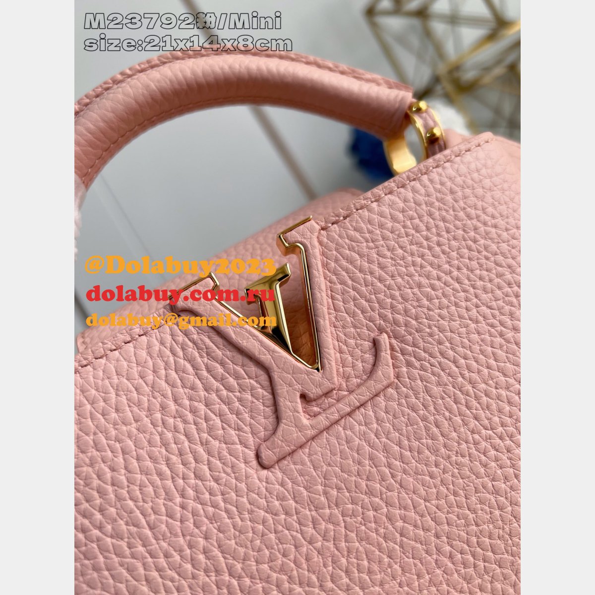 Replica Louis Vuitton Capucines BB Fashion Taurillon M23792 Bag