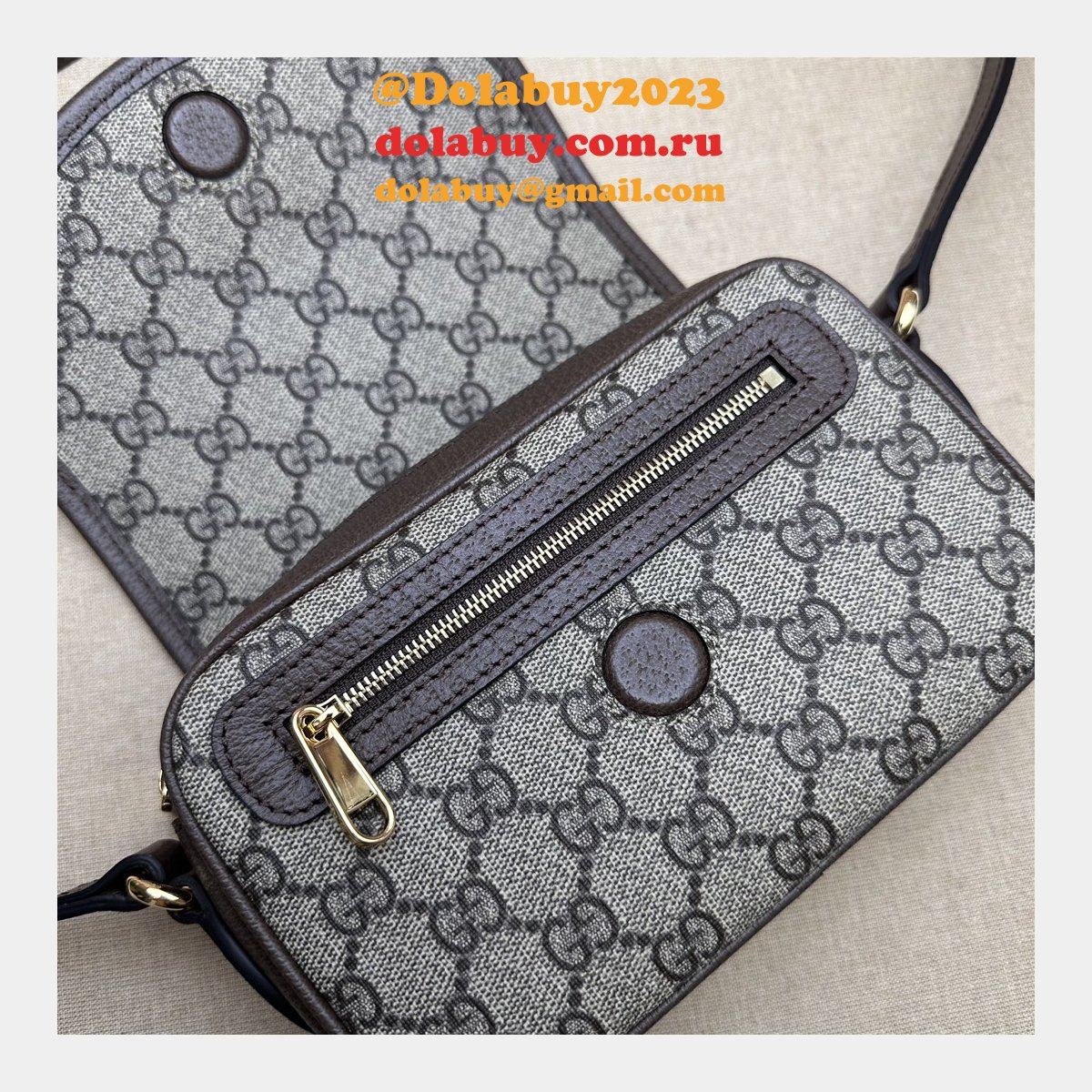 ophidia 772239 1:1 mirror gg G*u*i shoulder knockoff bag