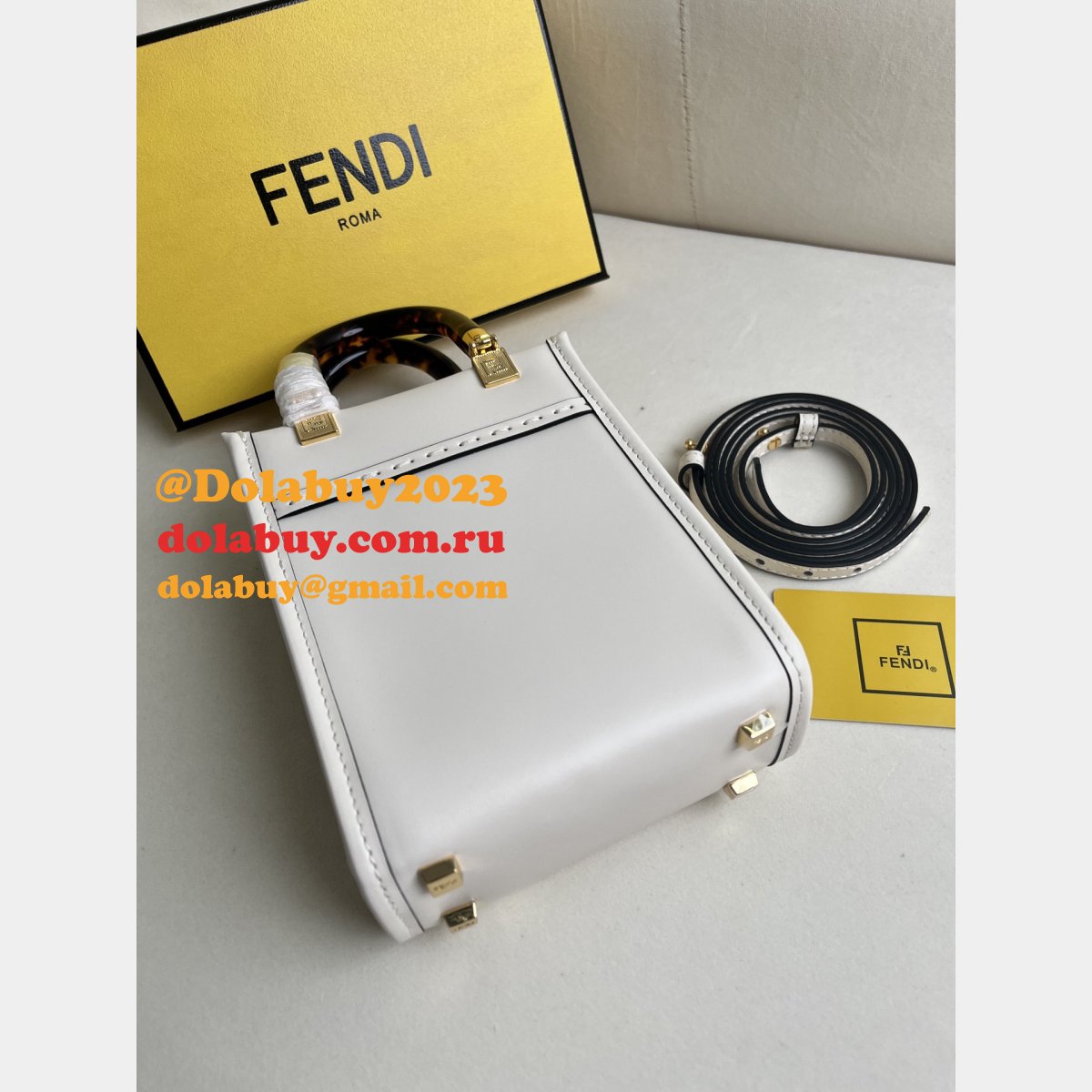 7 Star FENDI ROMA Sunshine mini handbag