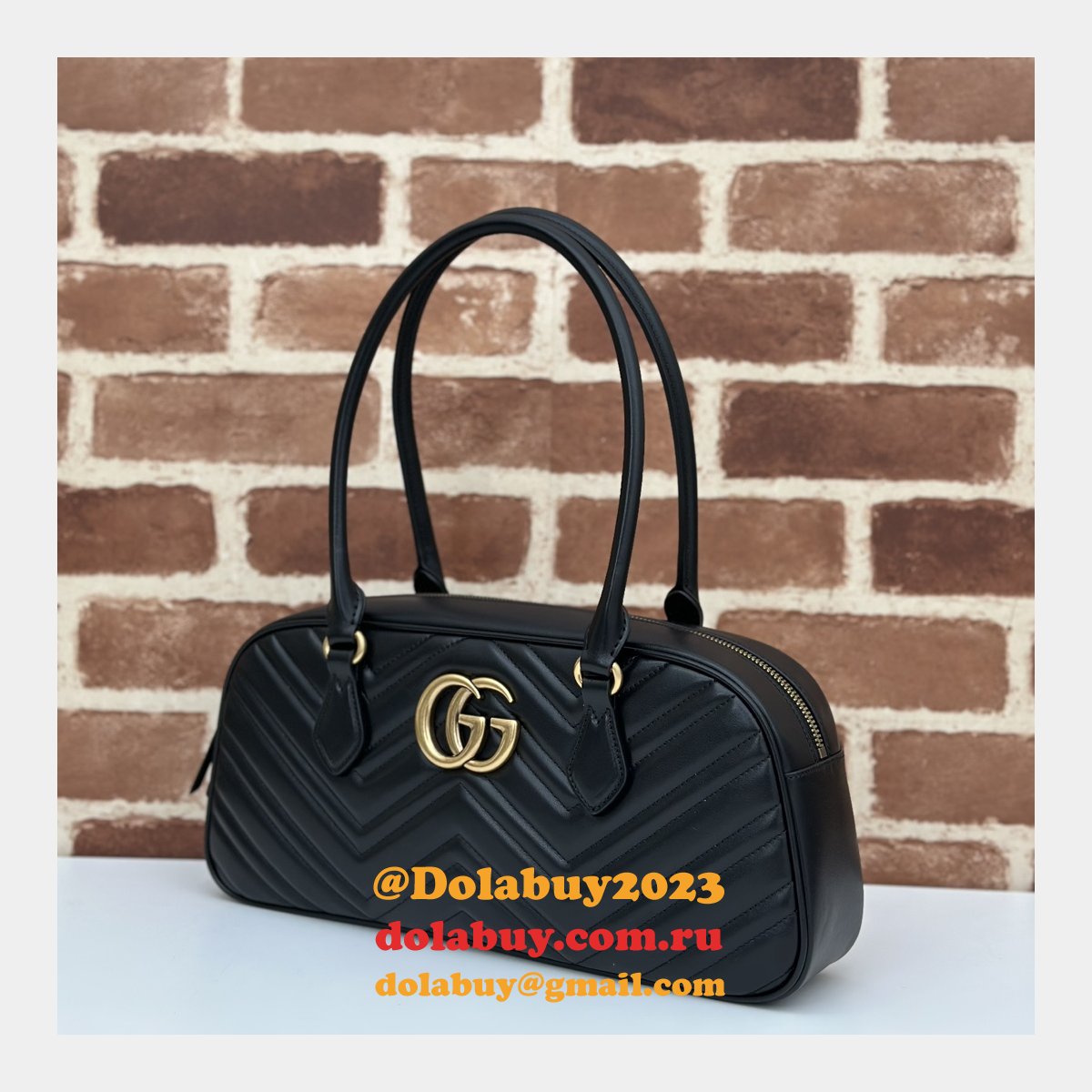 Designer 795218 GG Marmont Gucci Replica Top Handle Bag