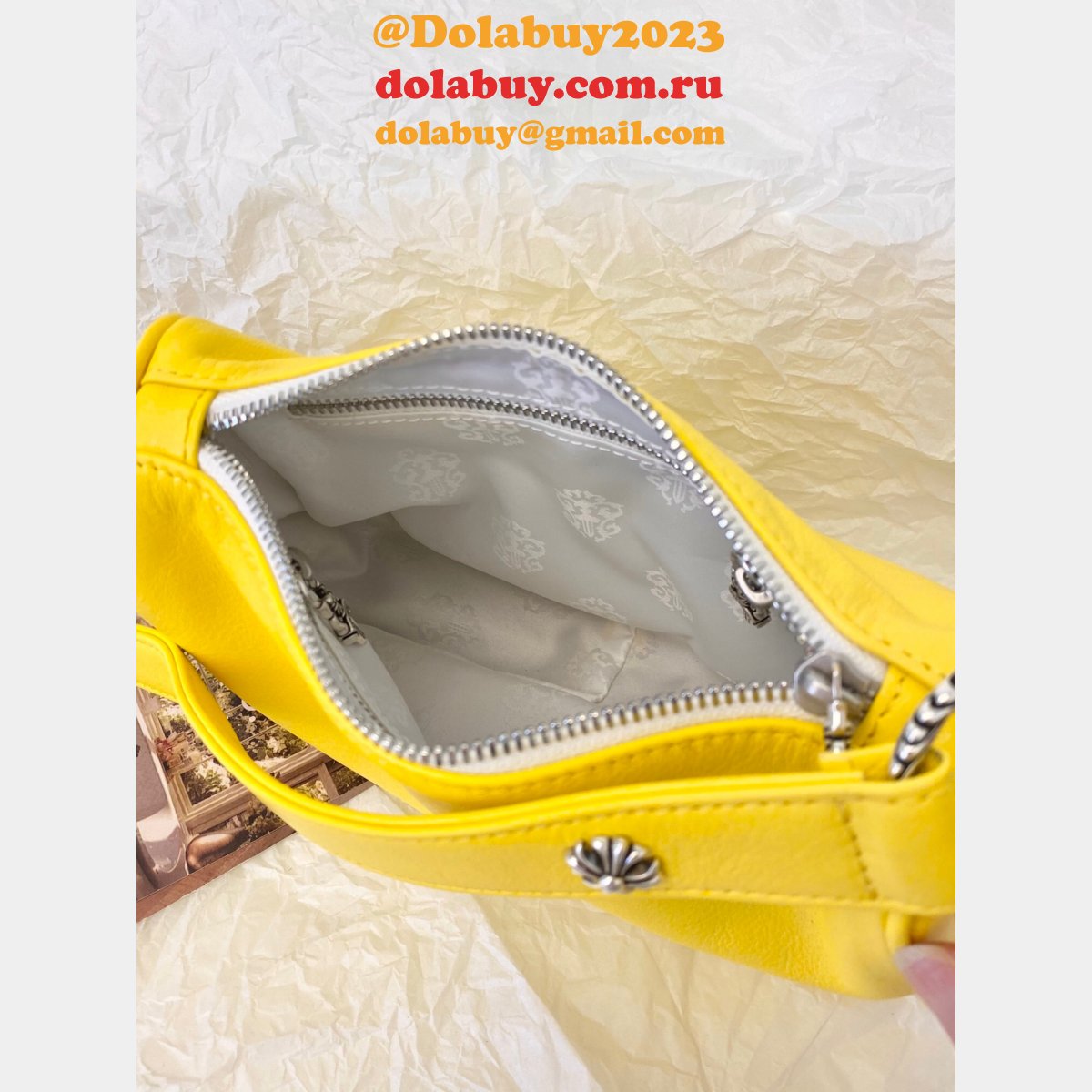 Best Chrome Hearts Replica Silver Hardware Chicken Nuggets Bag