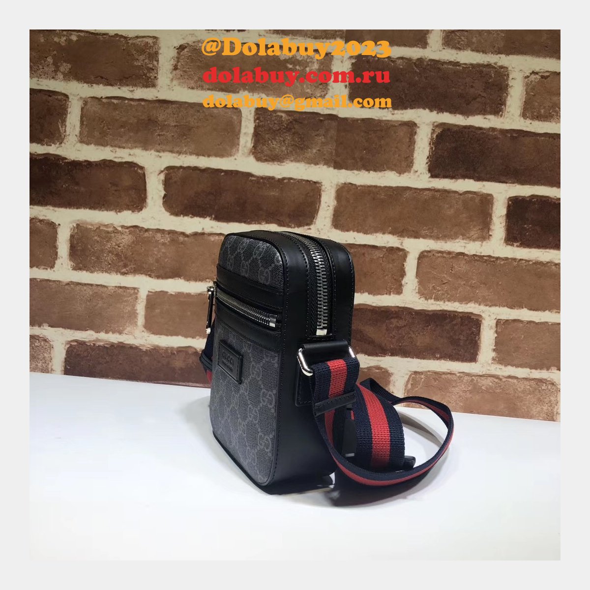 Gucci Top Quality GG Messenger Men Replica 598103 Bag