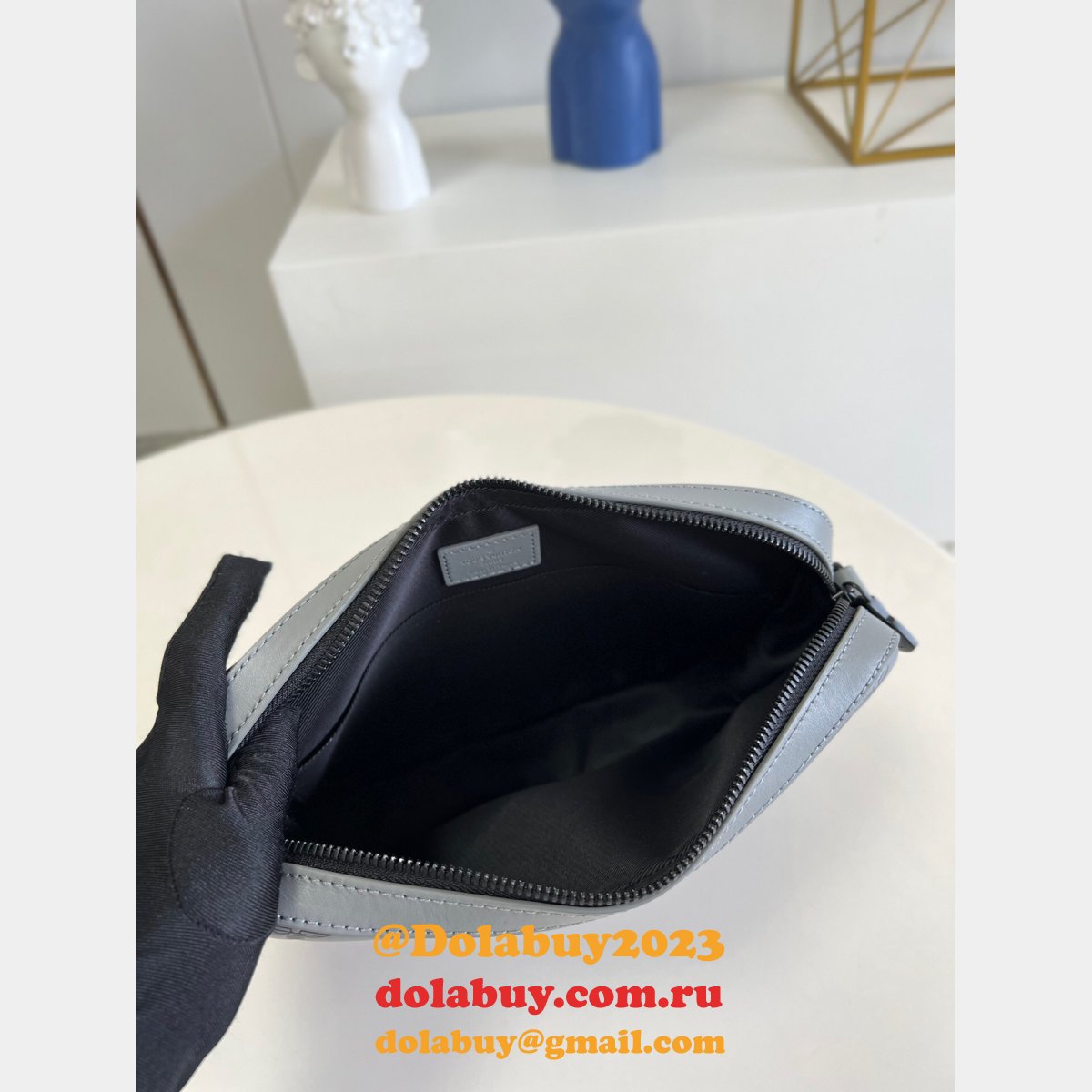 Louis Vuitton Wholesale Replicas Duo Messenger Monogram Shadow M46104 Bag