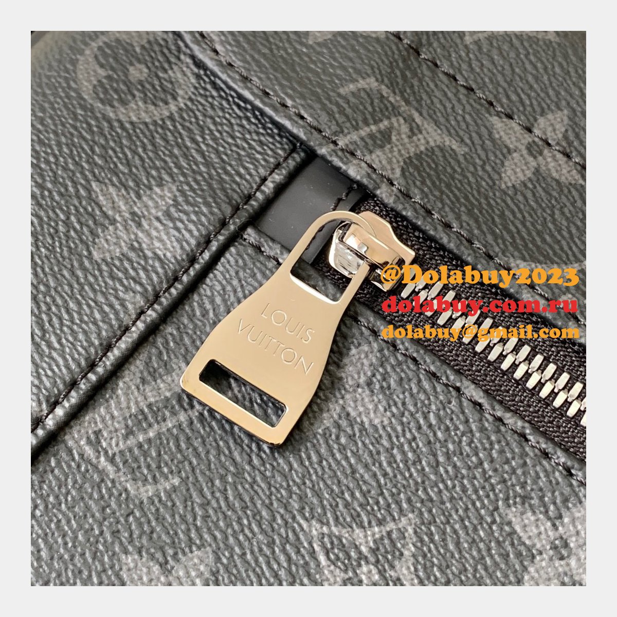 Louis Vuitton Replicas Messenger Explorer MM Monogram Eclipse M40539