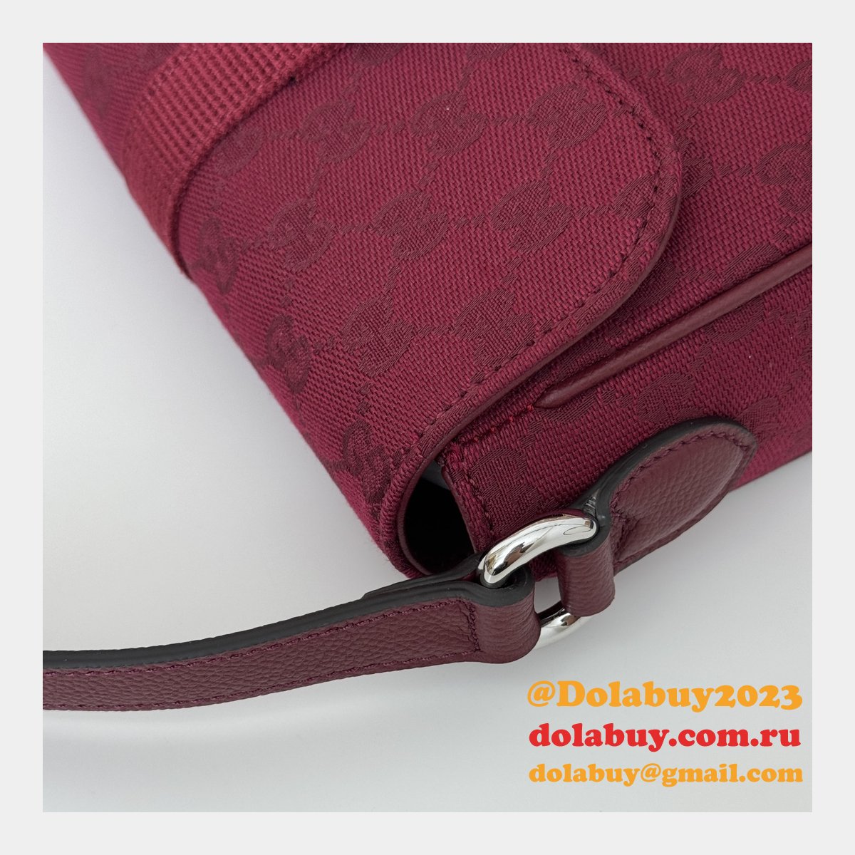 Gucci Duplicate Mini GG Crossbody 802100 Top Quality Red Bag