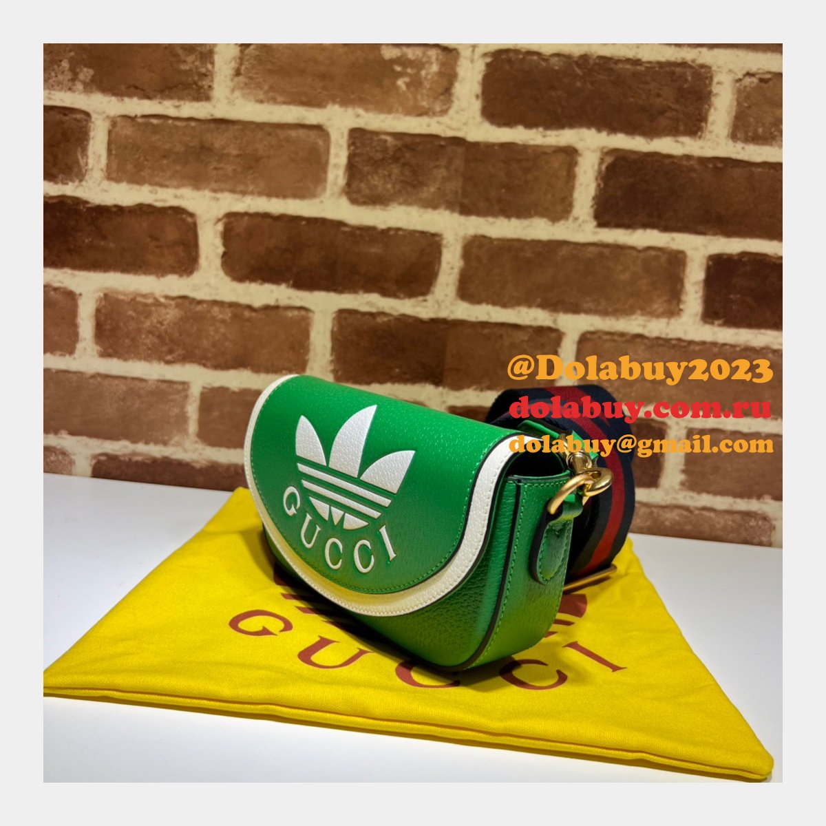 inspired adidas x G*u*i 727791 high quality replica bag