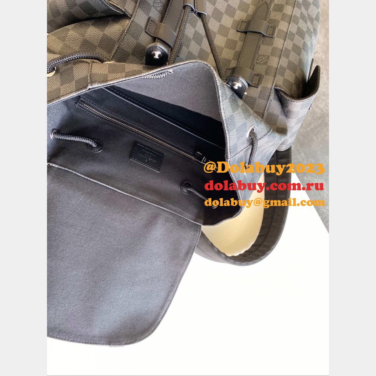Louis Vuitton N41379 Christopher PM Daminer Graphite Canvas