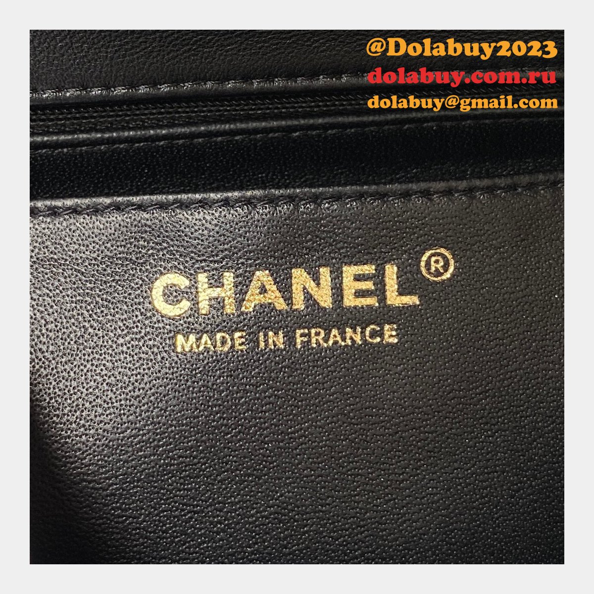 Duplicate AS2431 Flap Top Handle High Quality Replicas Bag