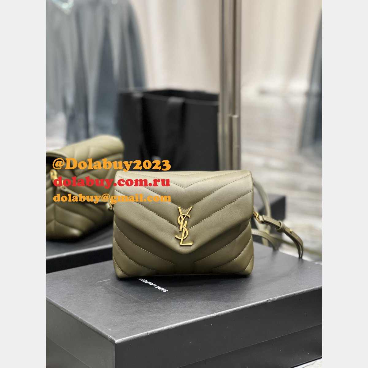 REPLICA YSL 467072 LOULOU SHOULDER BAG 20CM