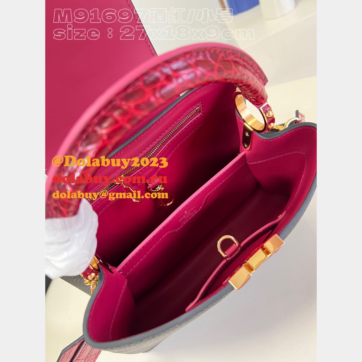 7 Star REPLICAS LOUIS VUITTON HIGH QUALITY M91697 CAPUCINES BAG