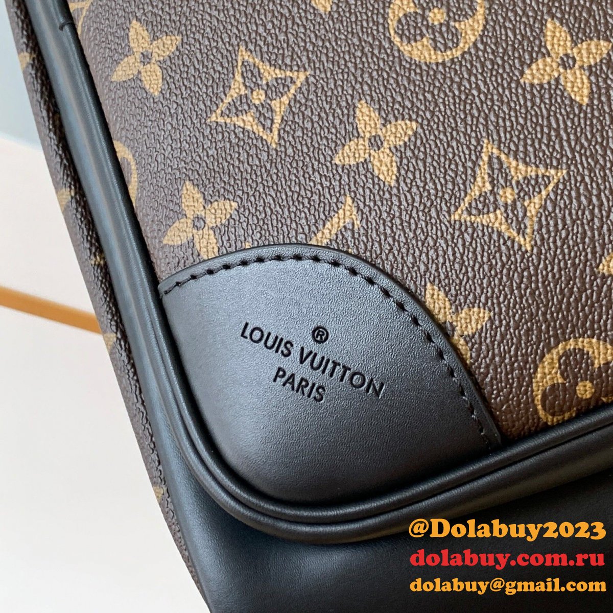 Louis Vuitton Dean Backpack Monogram Macassar Canvas M45335 Brown