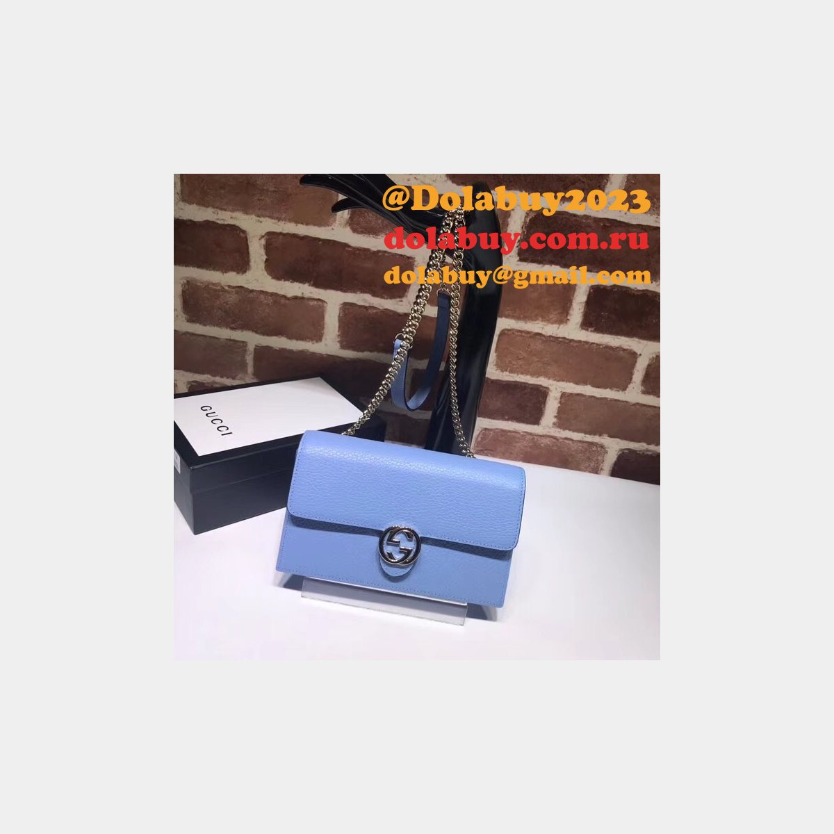 cheap G*u*i 510314 leather interlocking gg 510314 crossbody