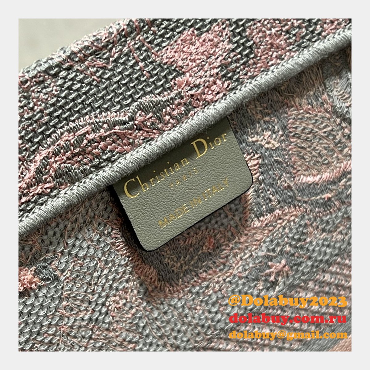 Replica Dior Luxury Designer Book Tote Bayadere D-Stripes Bags