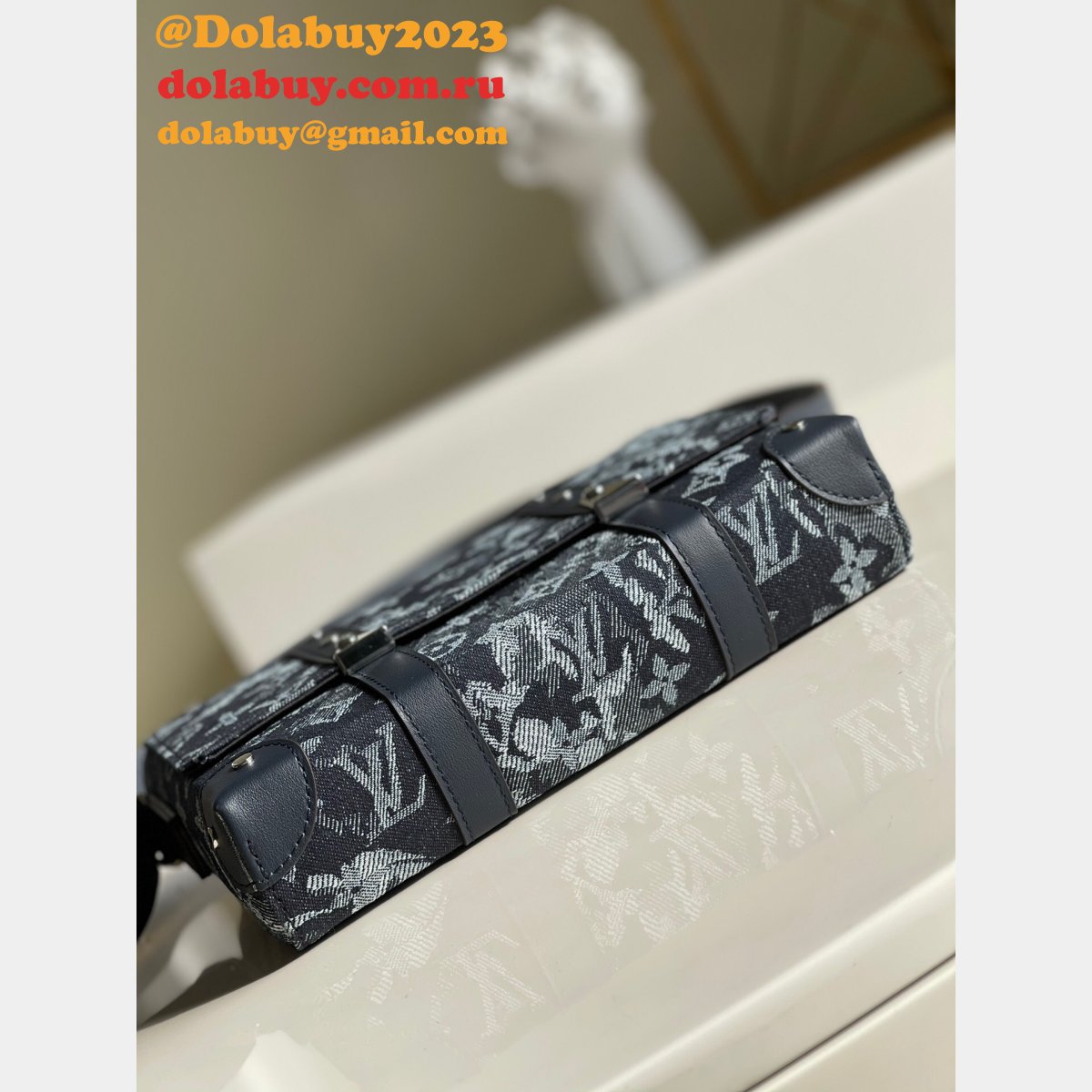 Shop Louis Vuitton Replica Trunk Messenger Monogram Other M57282