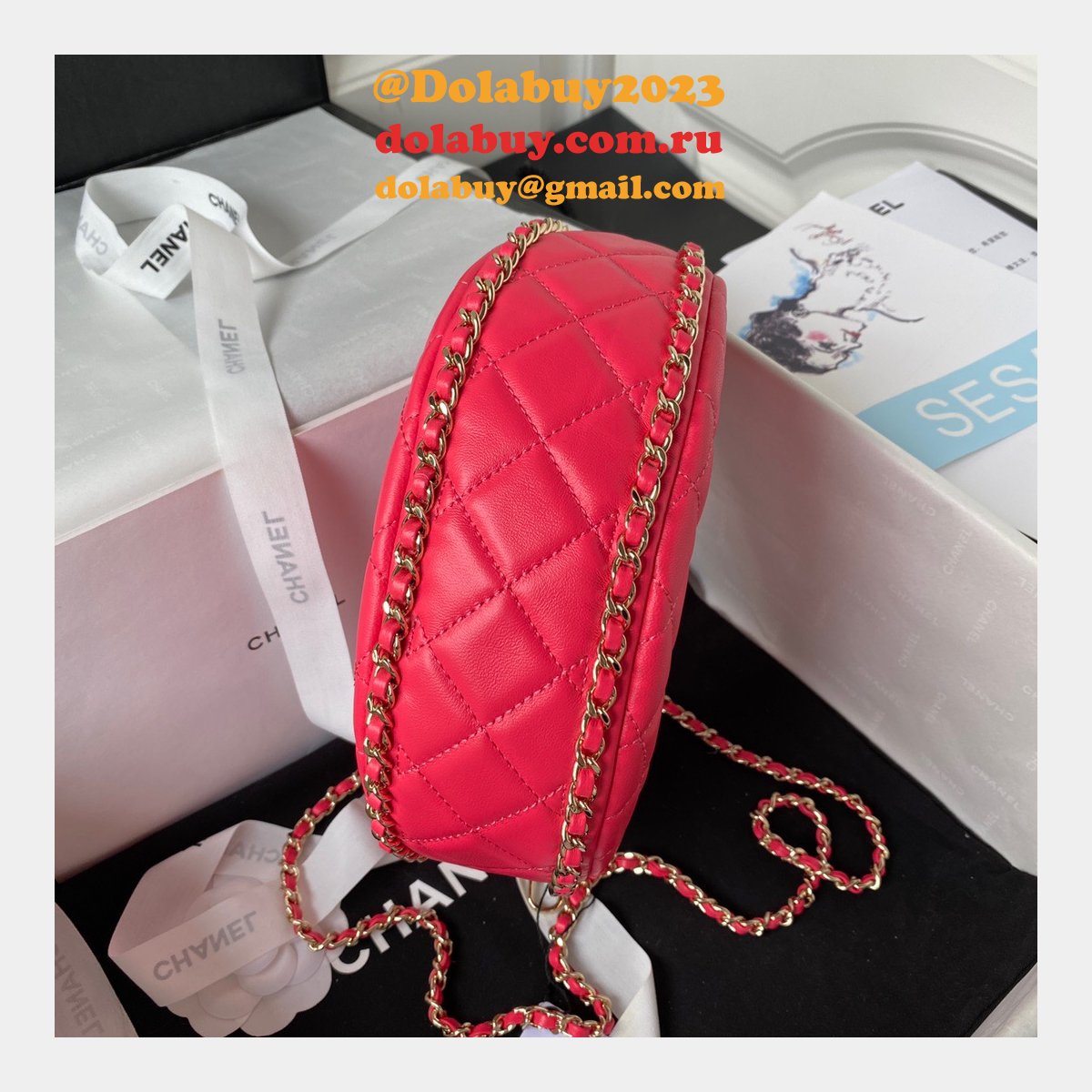 We Sale High-quality Fake AS3917 Lambskin Hobo Bag