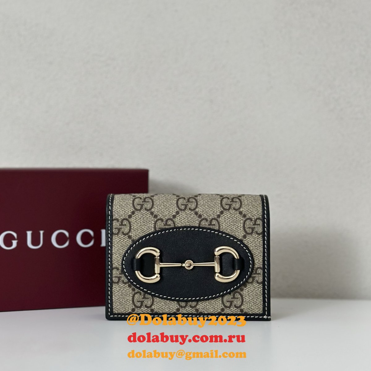 Gucci Inspired GG Emblem Compact Wallet 820692/621887 Bag