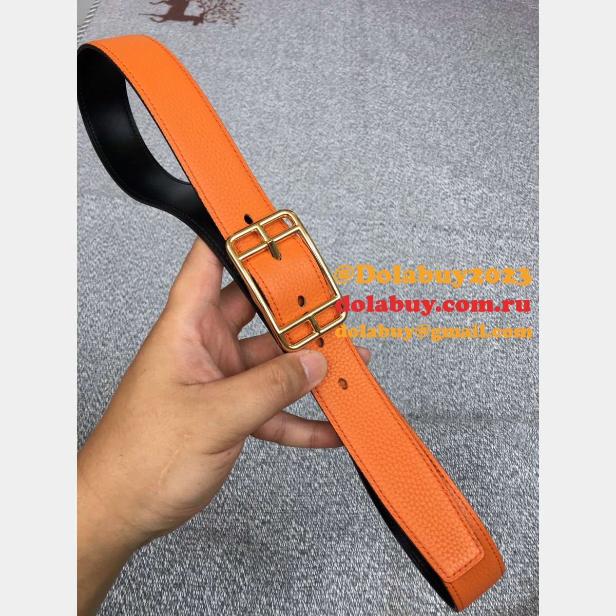 Get the Designer Fake Look with the Hermes 32mm Belt Dupe