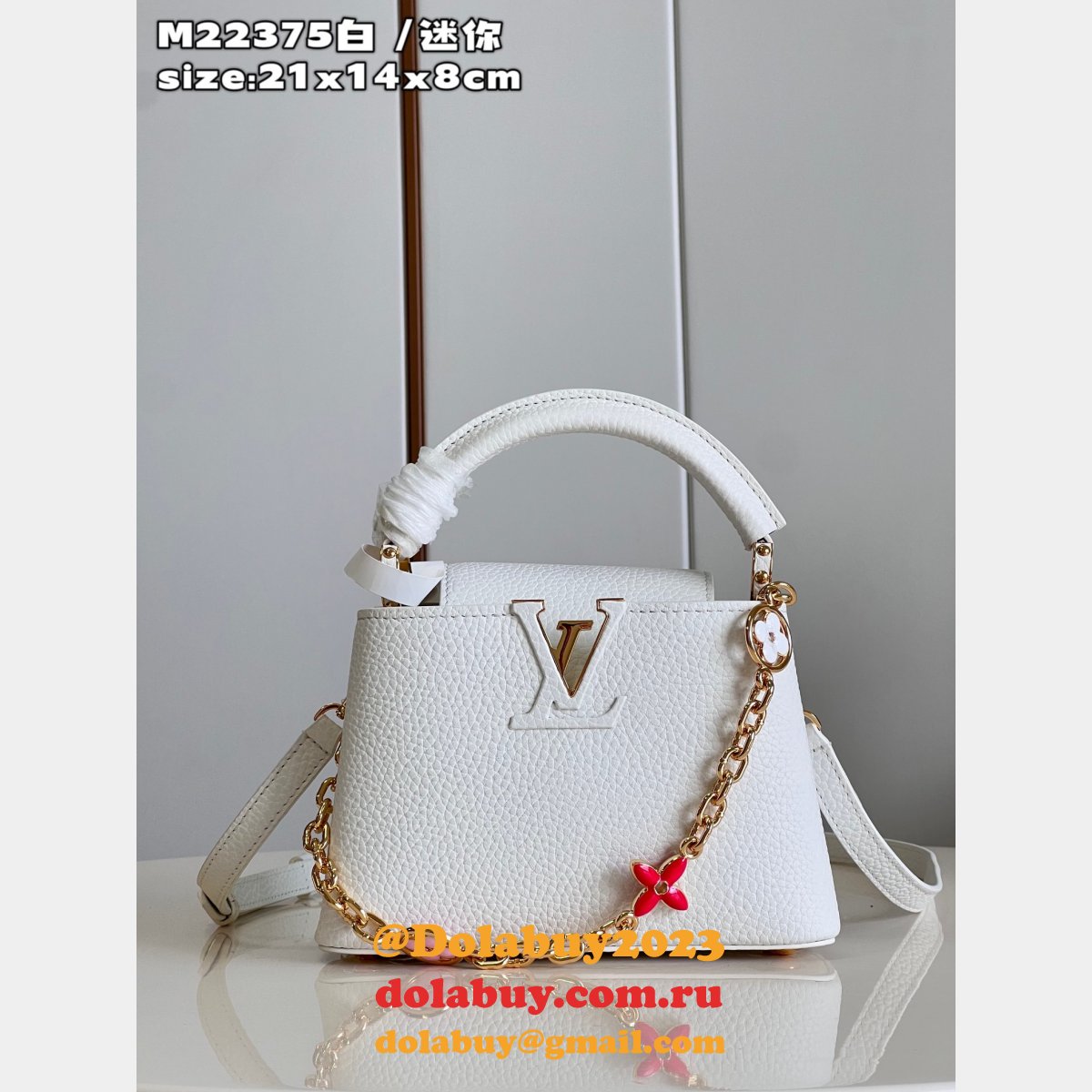 Capucines Louis Vuitton Knockoff M22375 Top Qualitys Bag
