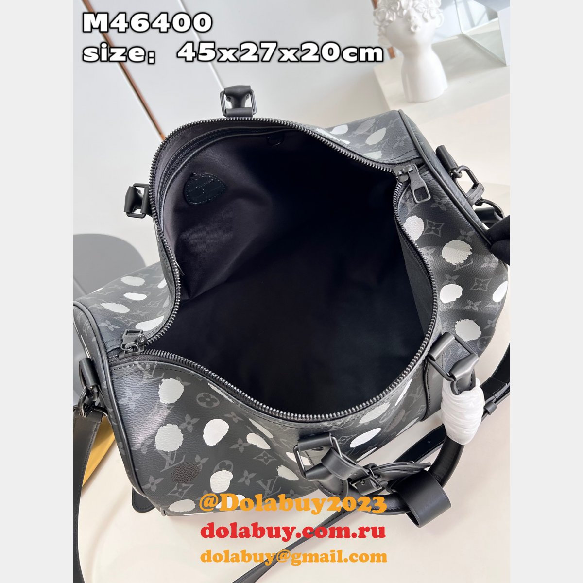New Louis Vuitton Keep all Monogram Eclipse M46400