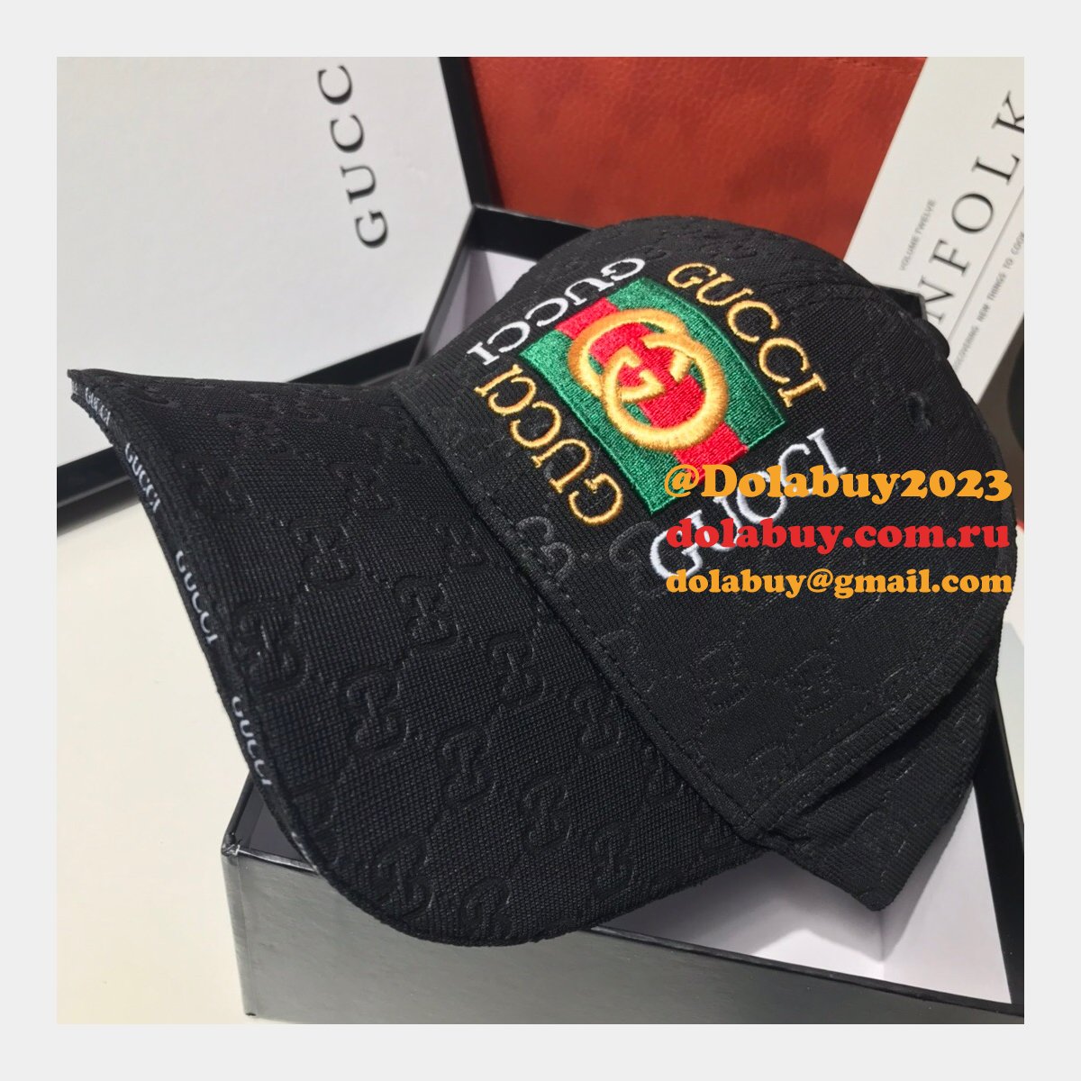 AAA+ Gucci Palace classic pattern simple embroidery logo hats