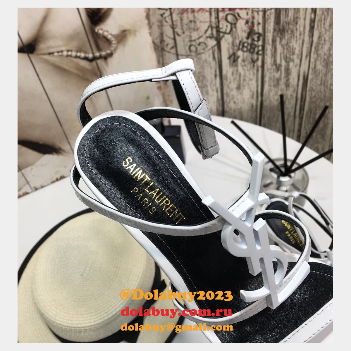 Saint Laurent High Heel Sandals 002