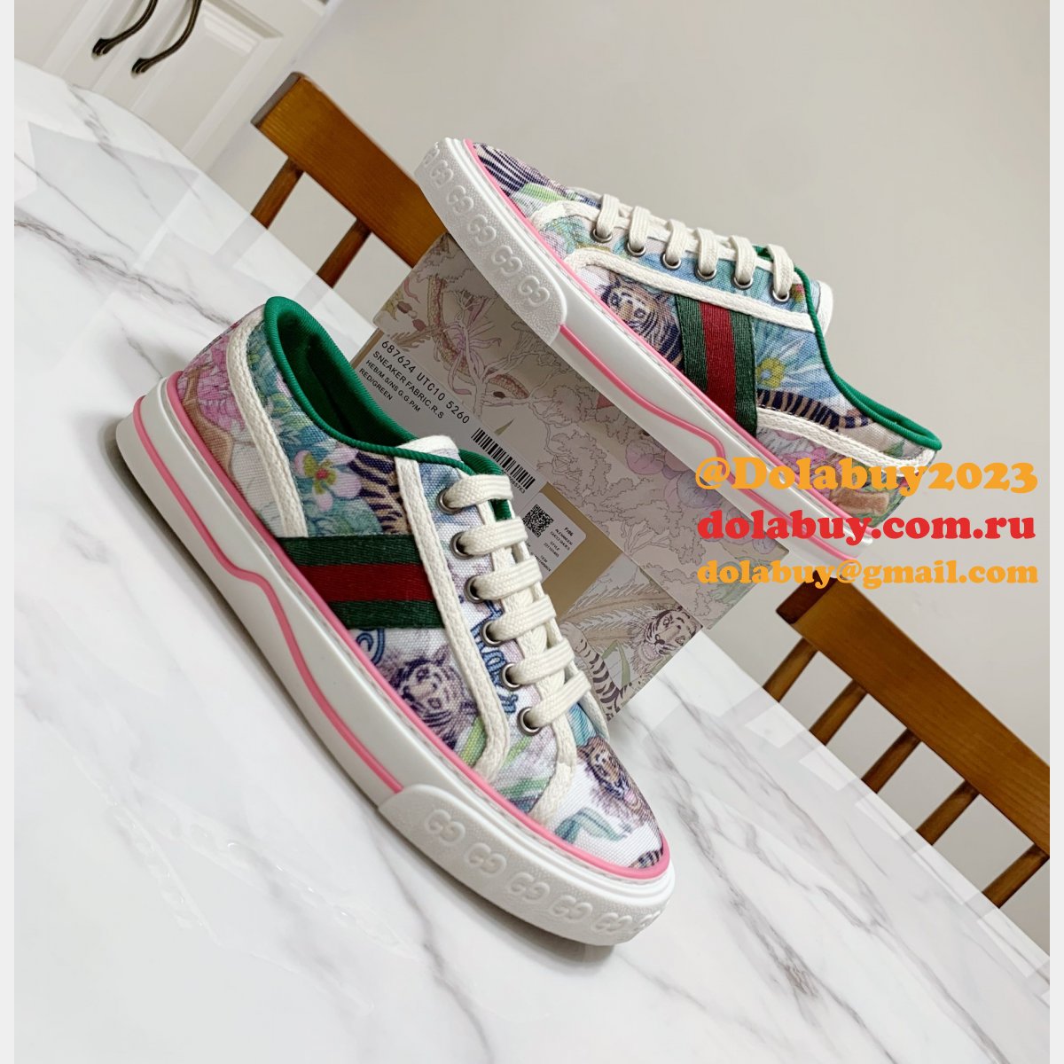 replica G*u*i canvas shoes 1977 series women/men quality for sale