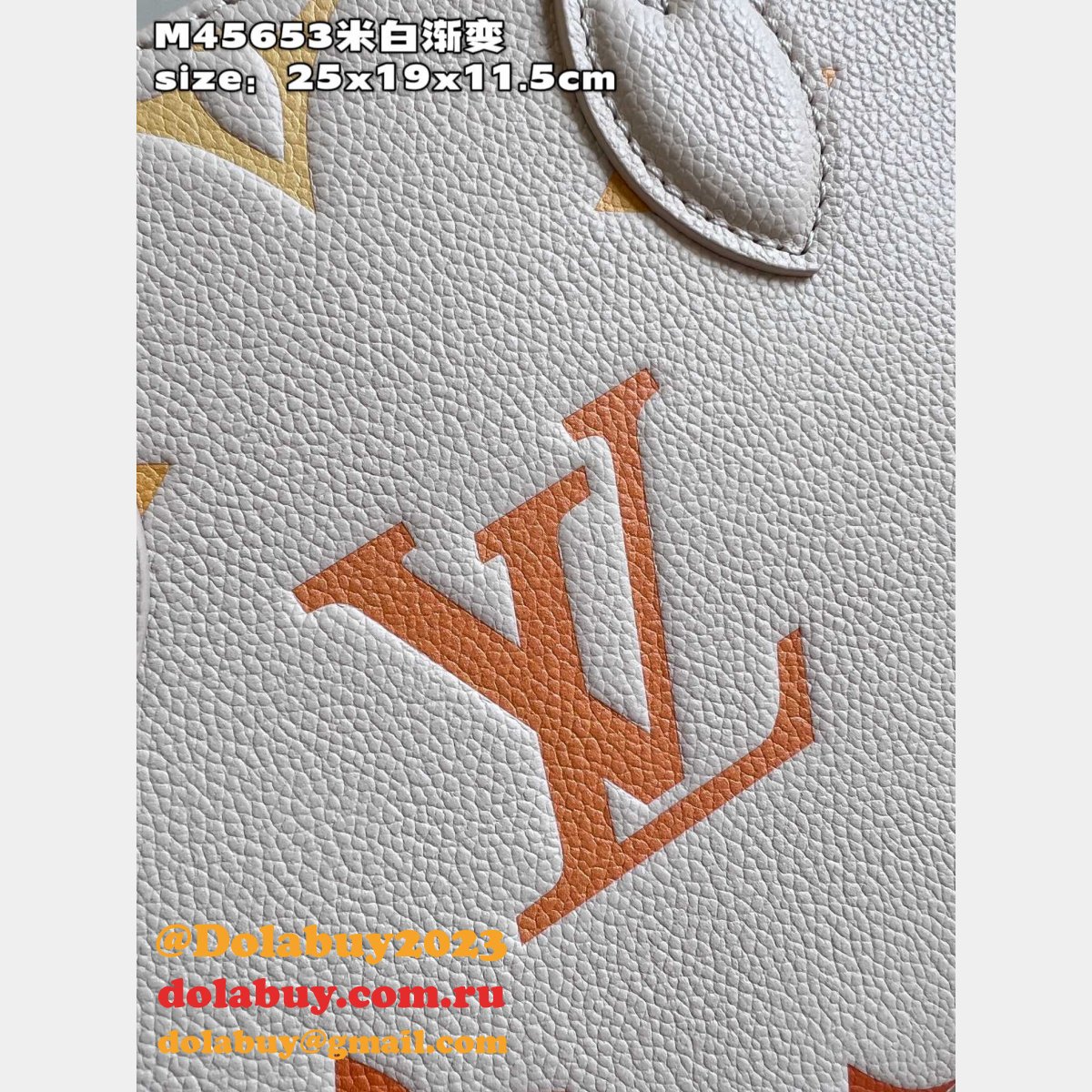 Onthego Louis Vuitton M45653 Replica Monogram Empreinte UK Bag