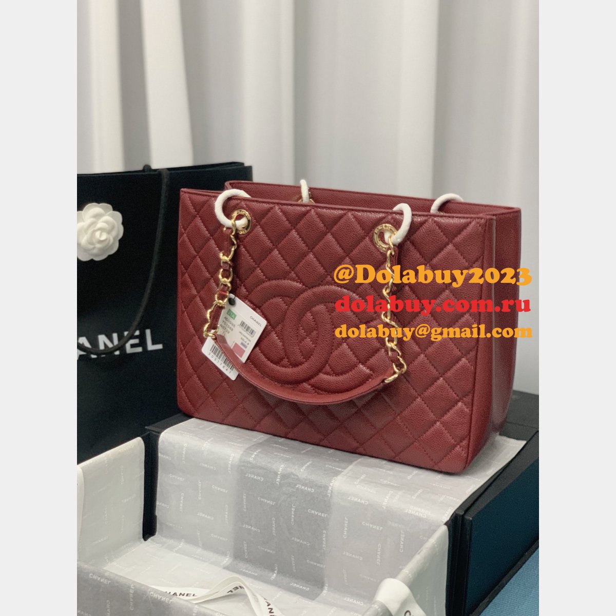 Best classic CC 50995 shopping bag CAVIAR leather