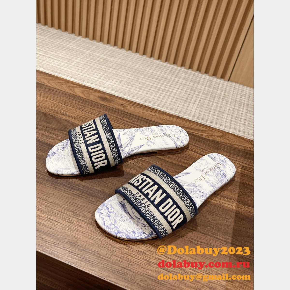 7 Star Inspired DIOR DWAY SLIDE Wholesale