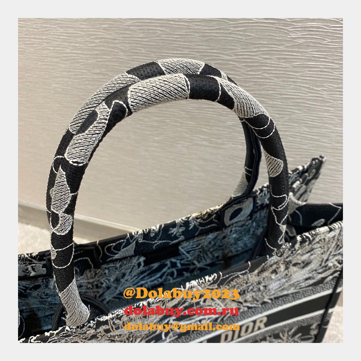 Fake Dior CD Book Tote 41.5CM Bag