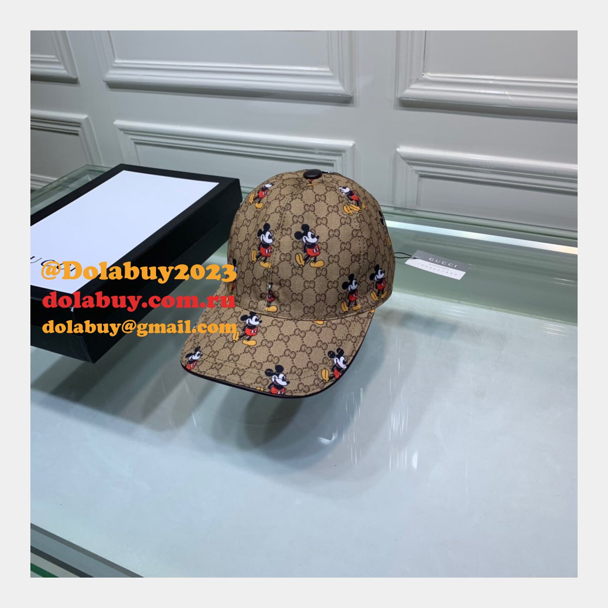 Top Quality Gucci Mickey mouse Hats