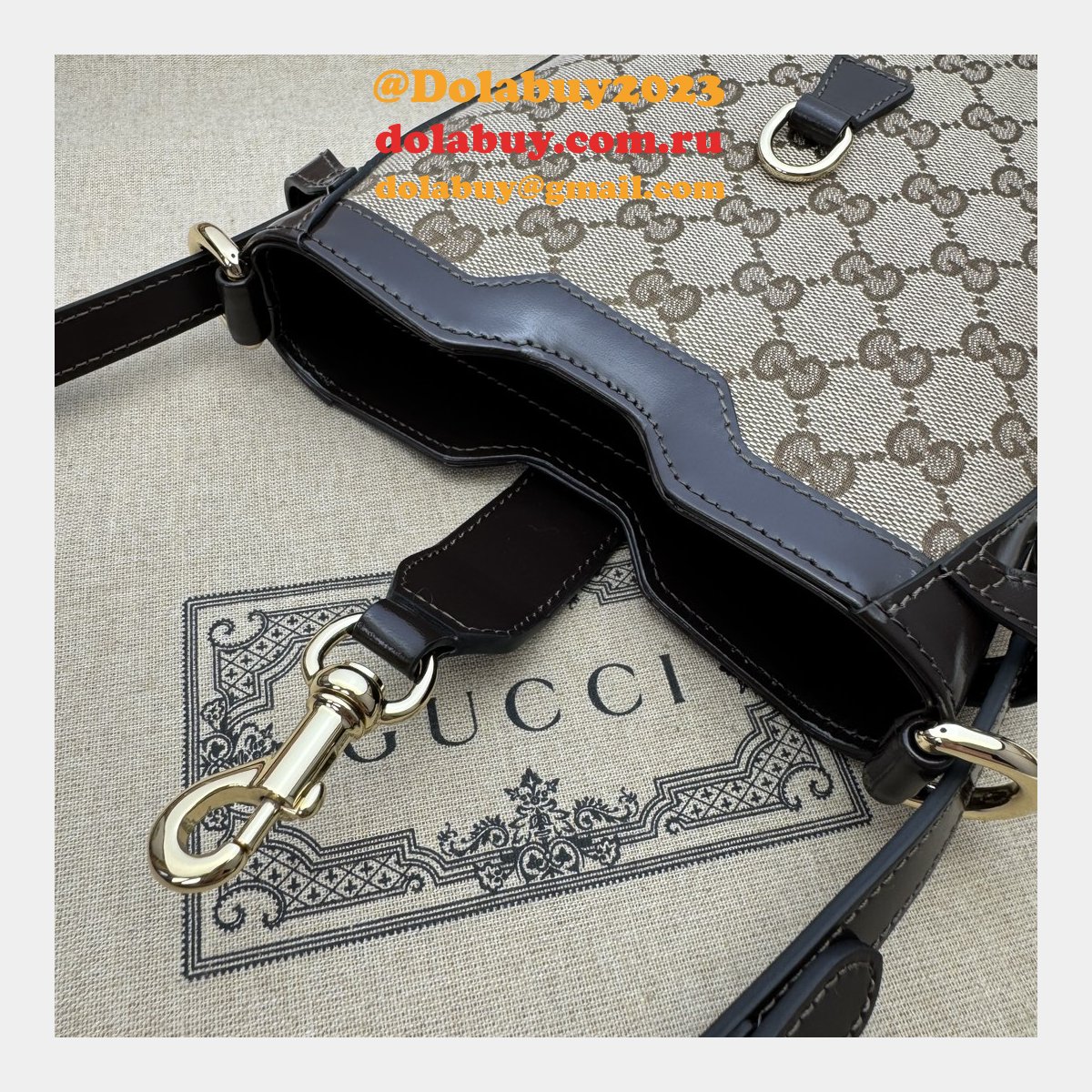 Original GG Small 782919 Gucci Designer Fake Bucket Bag