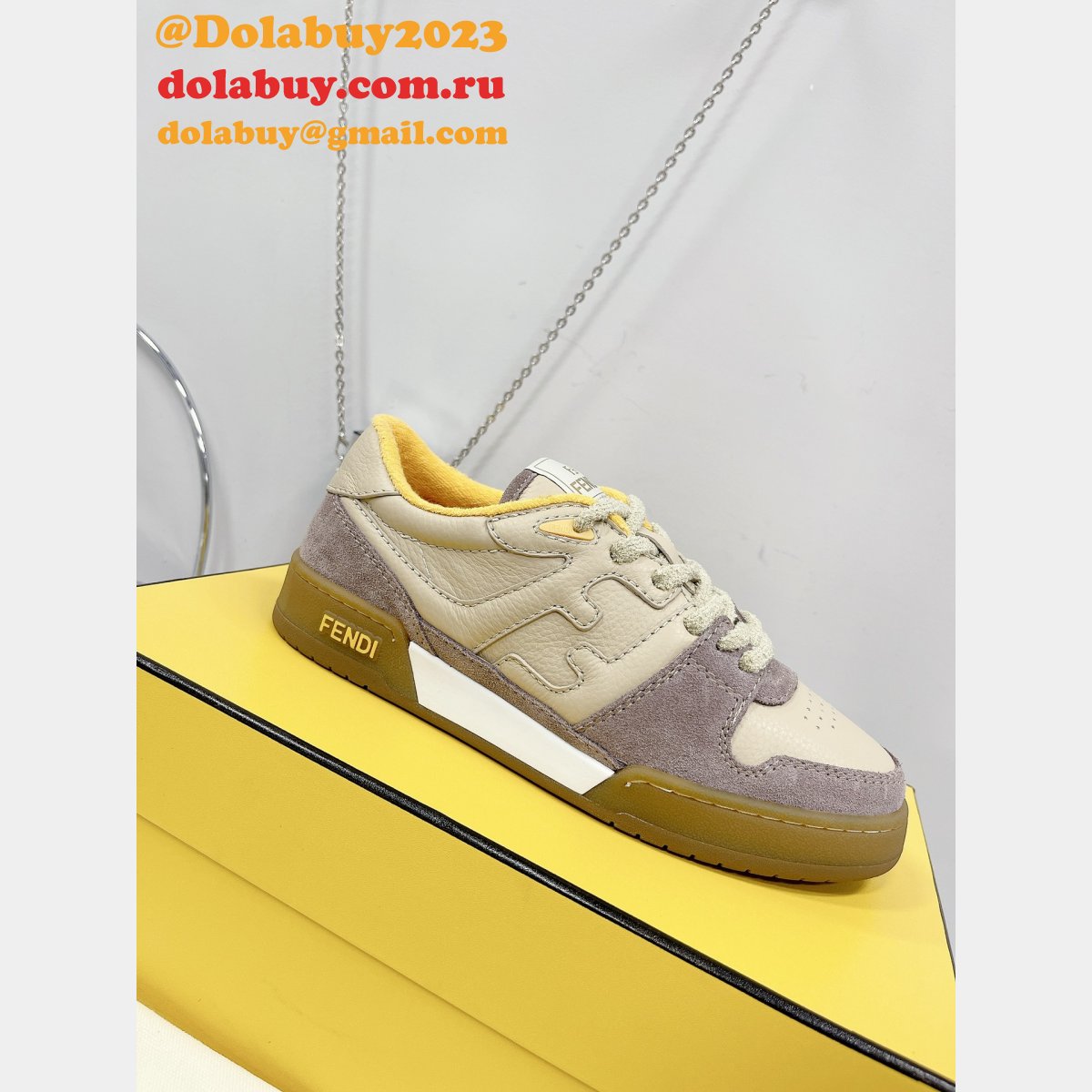 Best Quality Replica Fendi Match TUP F Logo Shoes and Sneaker