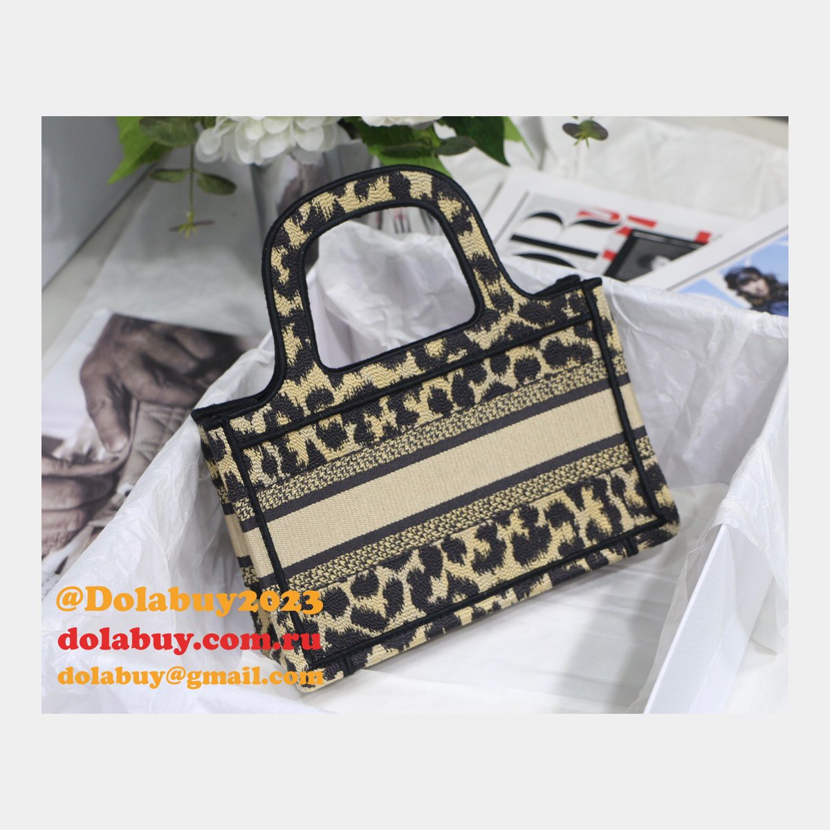 Replica Christian Dior Mini Book Tote Bag Factory