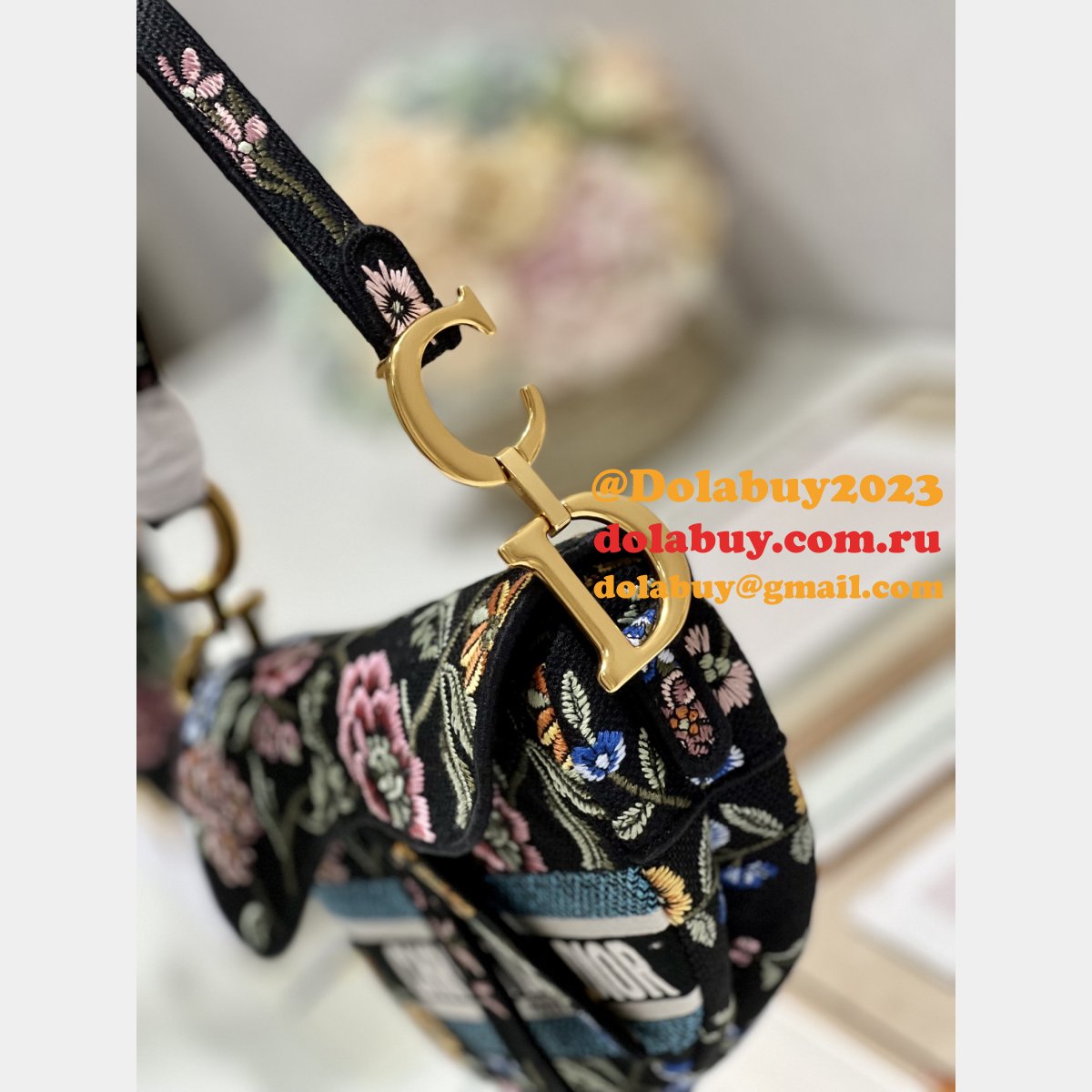 Replica Designer Dior Oblique Saddle Bags 9012/0446 On Sale
