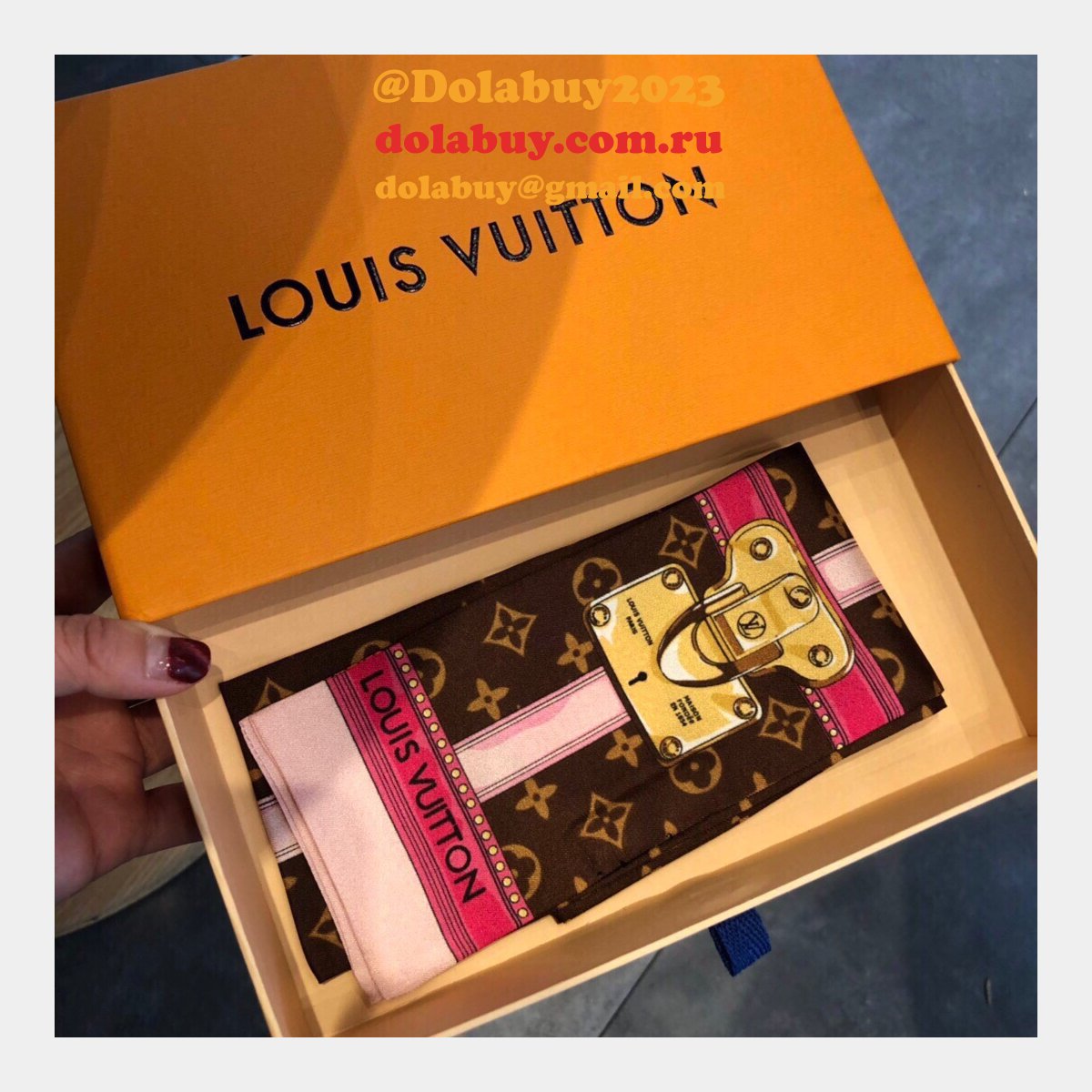 Wholesale louis vuitton Double silk Ribbon