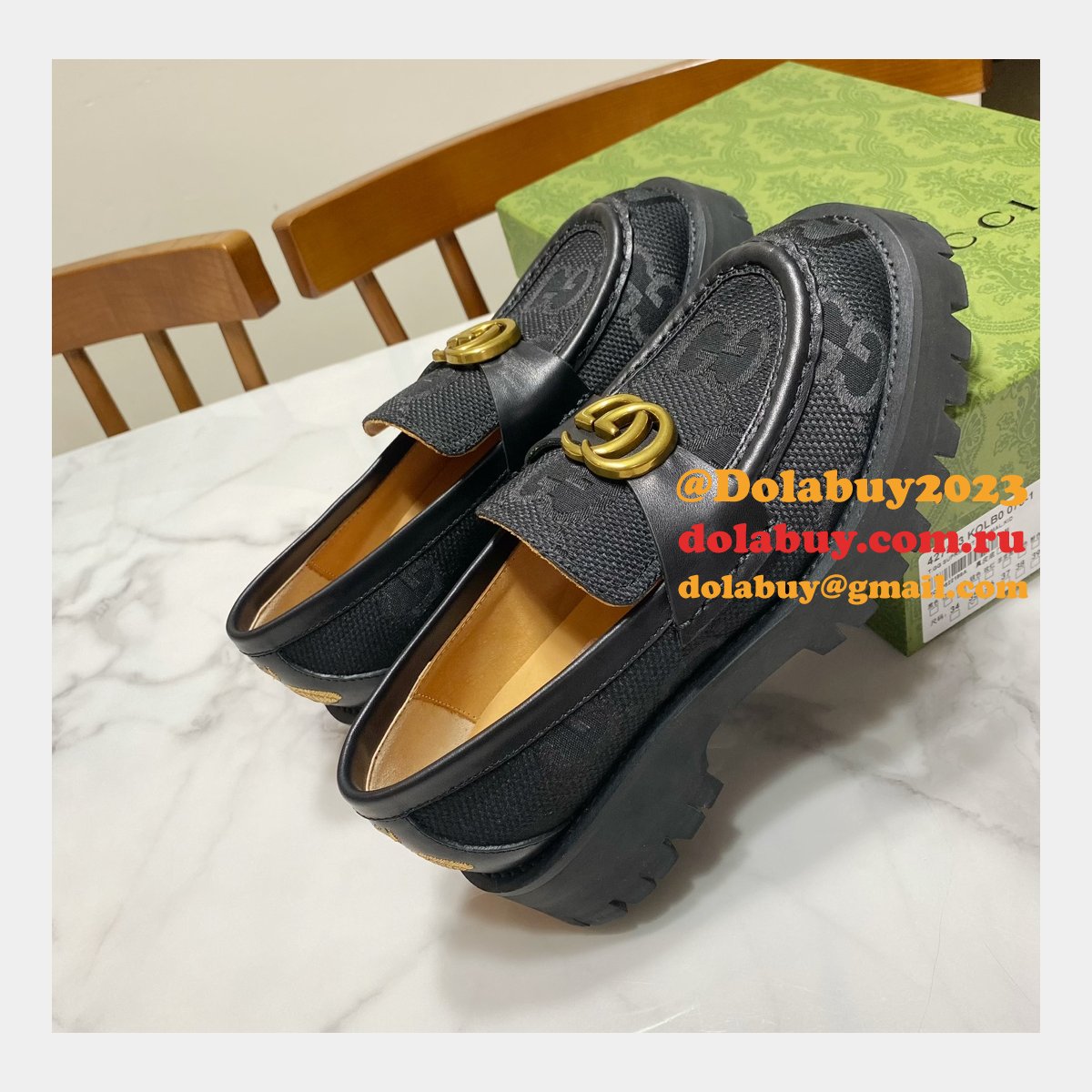 G*u*i replica loafers moccasins shop men shoes