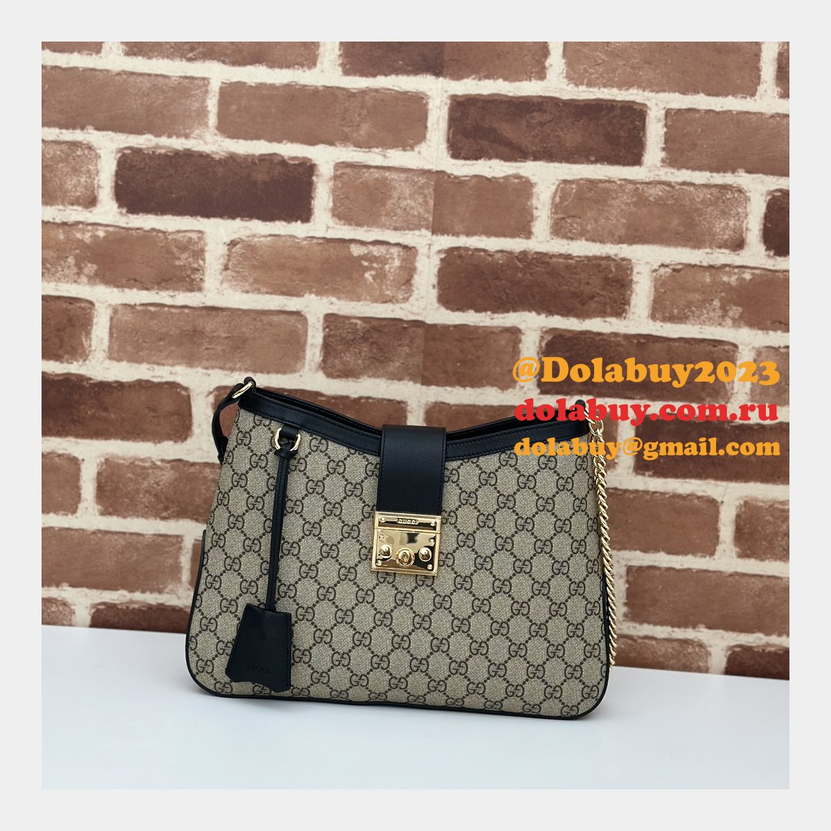 Chain Luxury Best 795113 Gucci Padlock GG Replicas Shoulder Bag