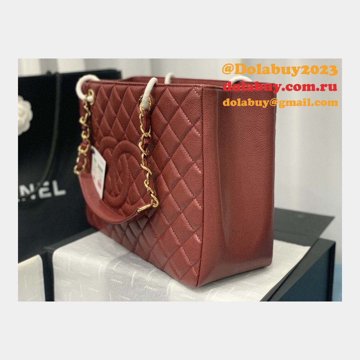 Best classic CC 50995 shopping bag CAVIAR leather