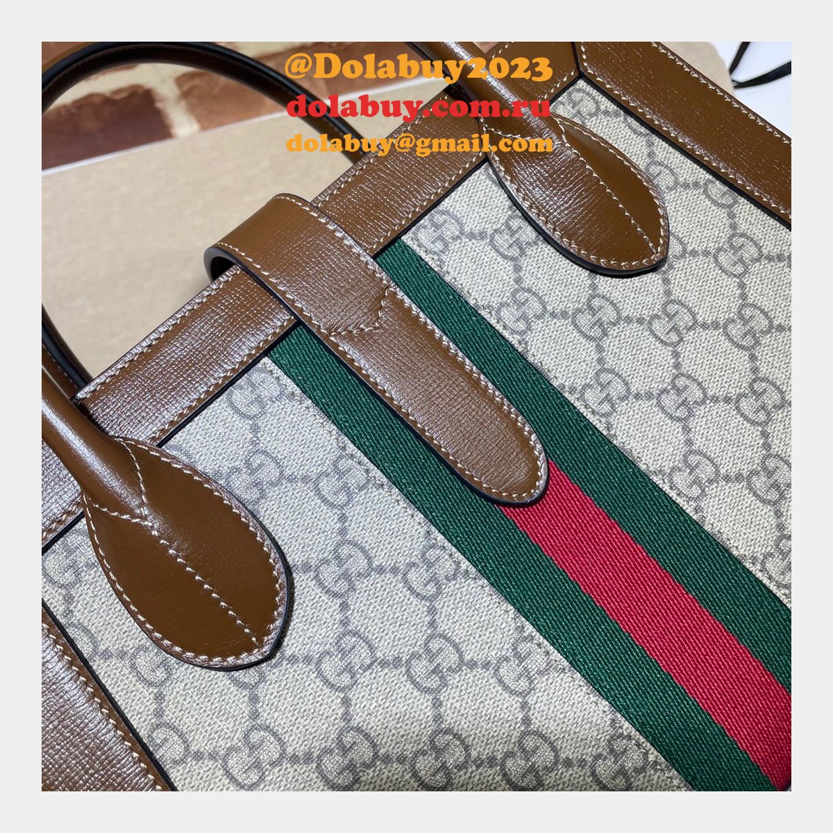High Quality Replica Gucci 649016 Jackie 1961 Medium Tote Leather Bag