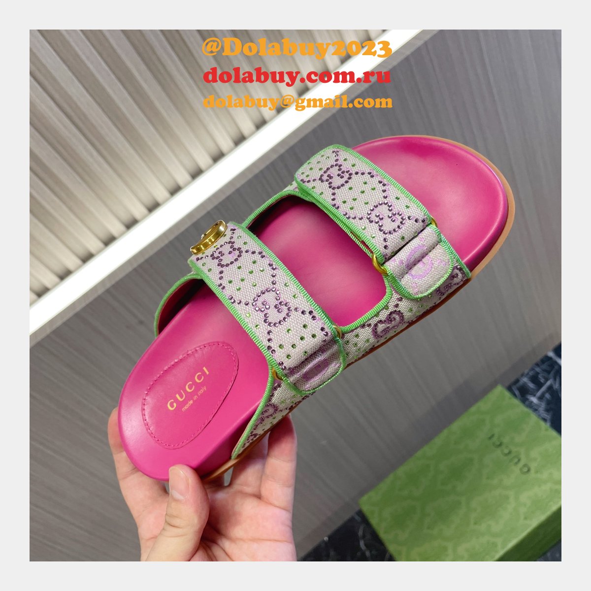 Top Quality gucci 1:1 Mirror women SANDAL