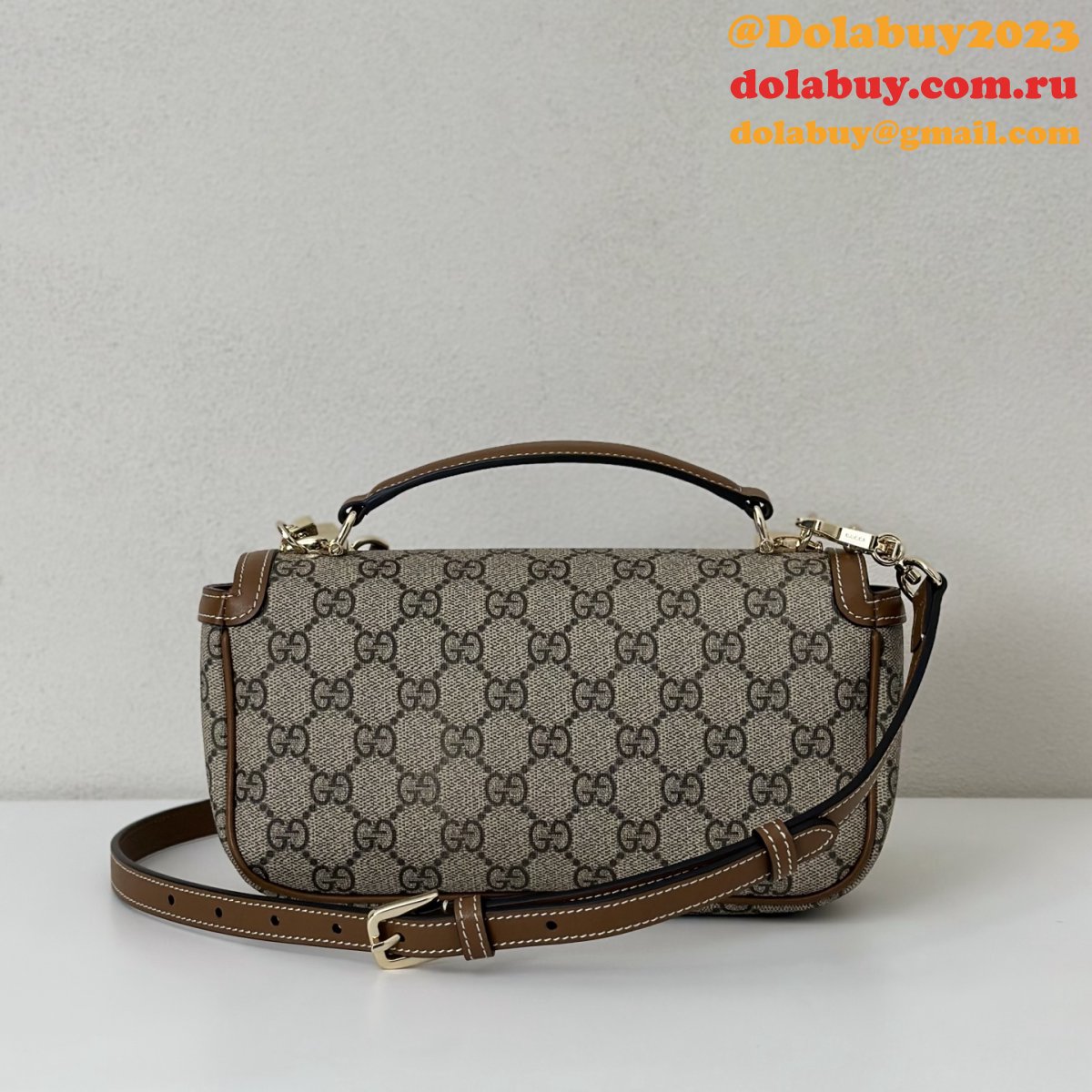 Designer Gucci Horsebit 1955 Soft Small Top Handle Shoulder 815206 Bag