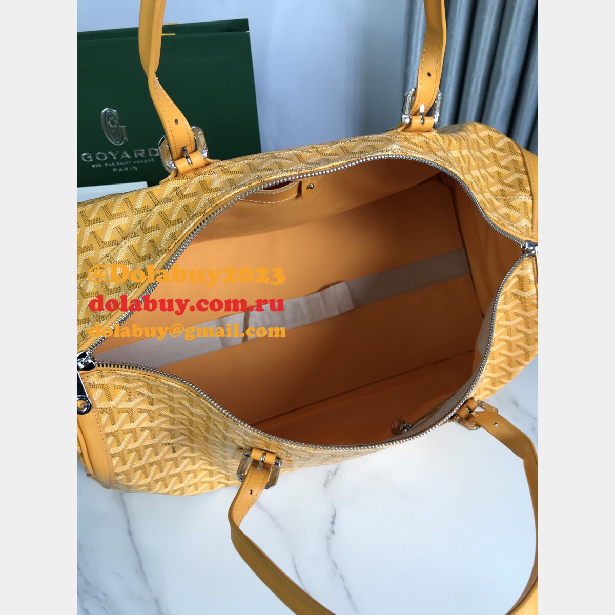 Replica Goyard Croisiere 50 Inspired Goyardine 0201515 Designer Bag