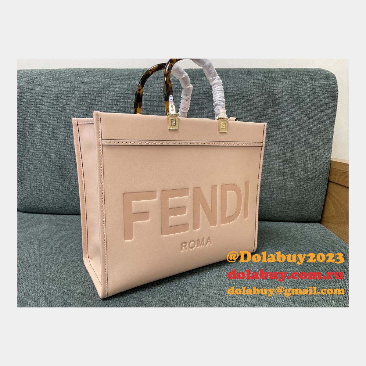Best Knockoff FENDI TOTE Sunshine SMALL HANDBAG