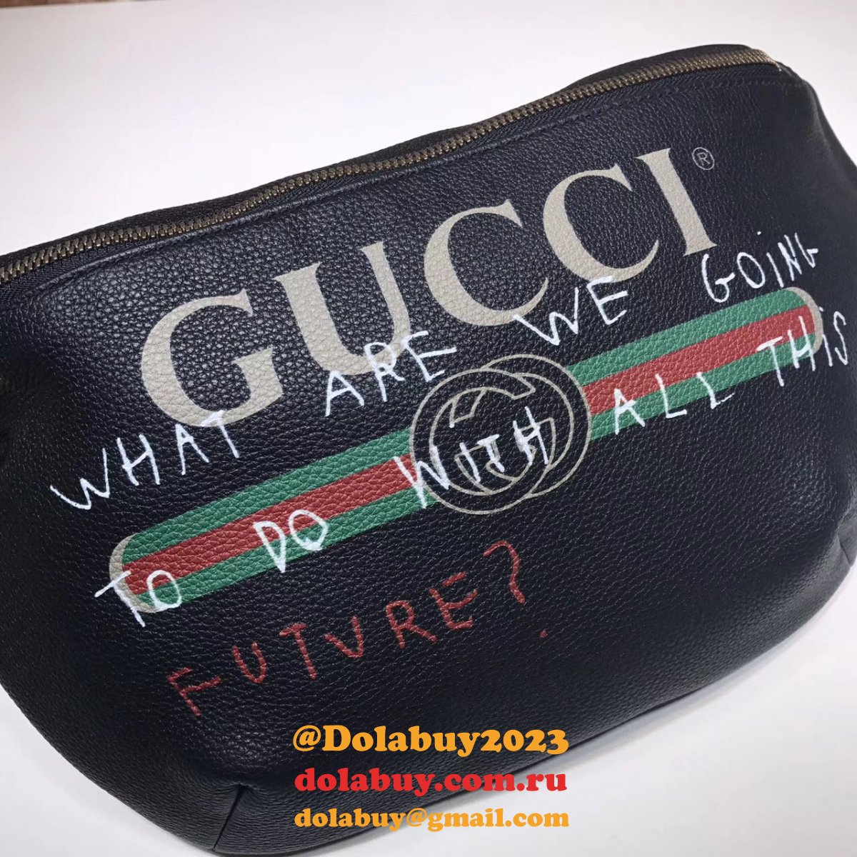 G*u*i 7 star gg marmont small quilted leather belt 493869 bag