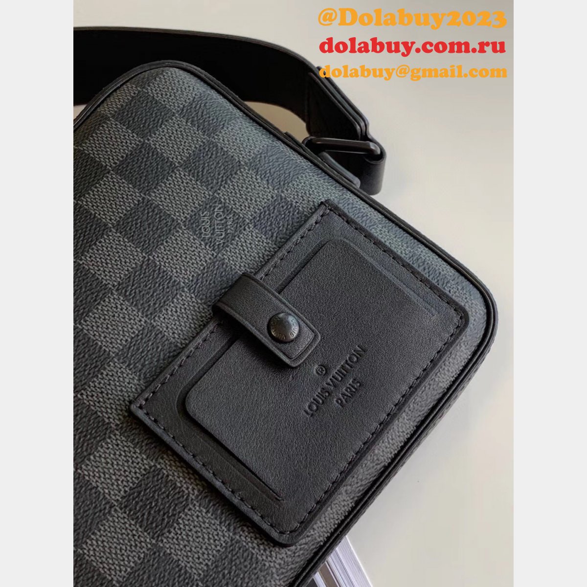 Louis Vuitton N40364 Alpha Messenger Damier Graphite Canvas