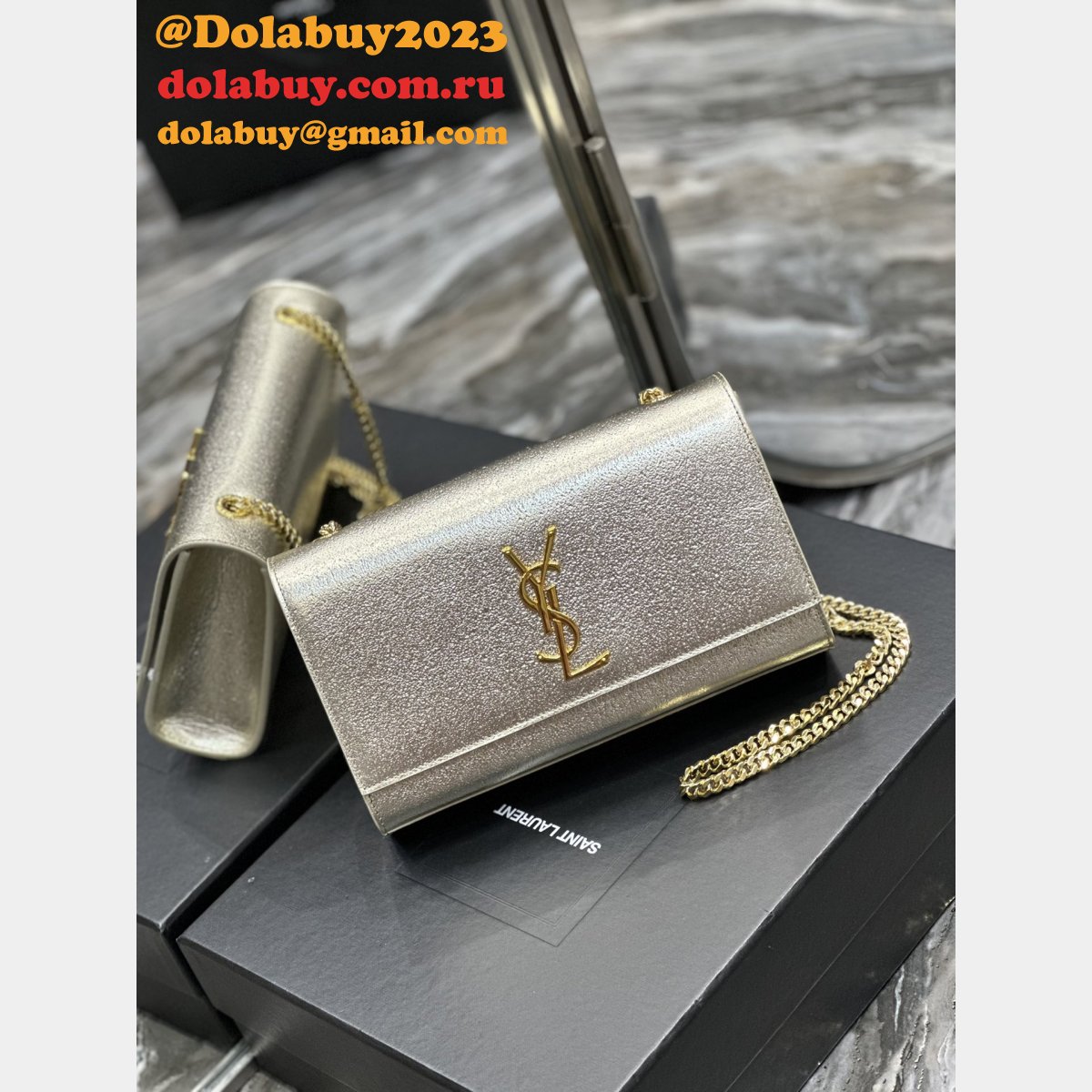 Designer Replica YSL 364021 Chain Kate Saint Laurent 24cm Bags
