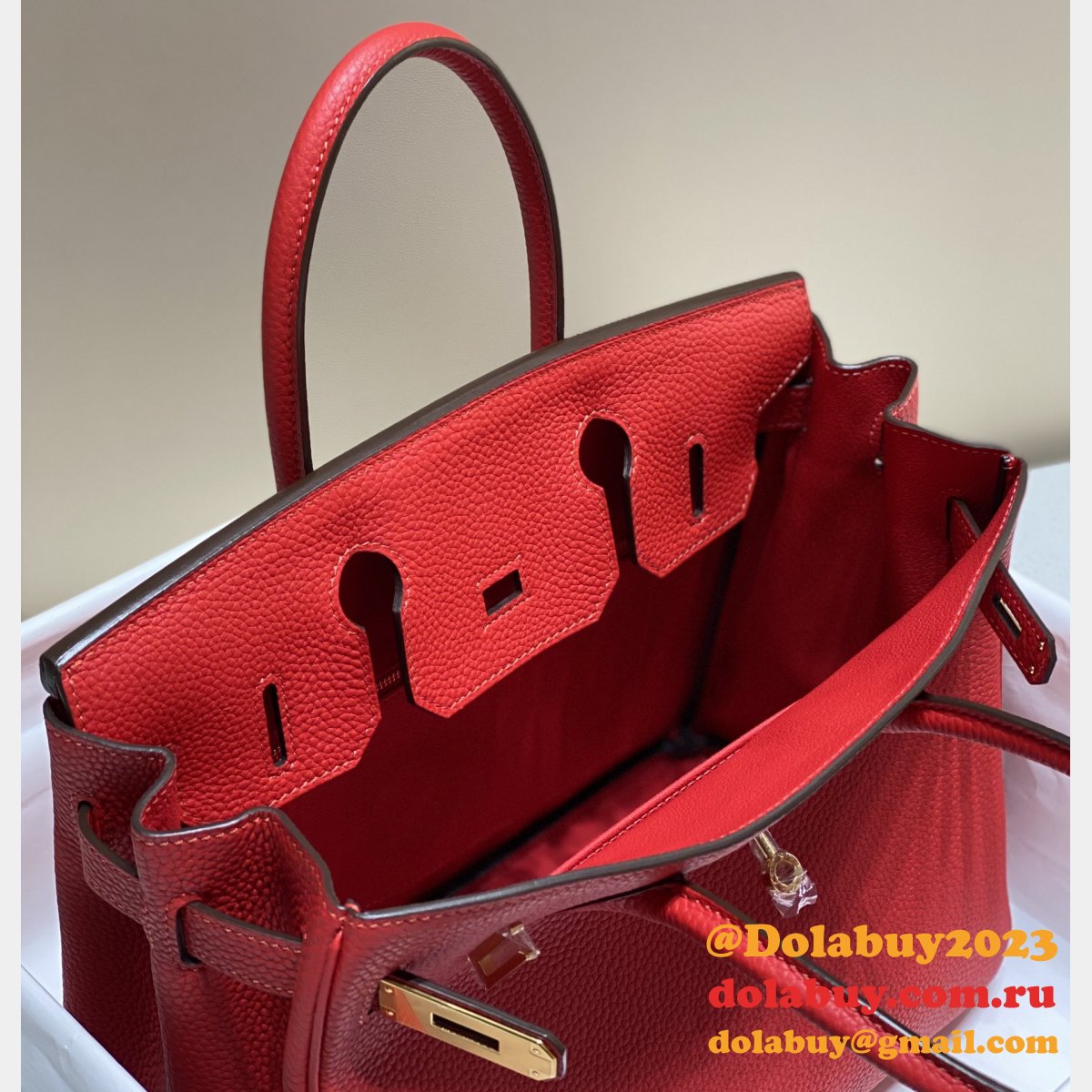 HERMES BIRKIN 25CM HALF HUMAN HANDMADE STICHING