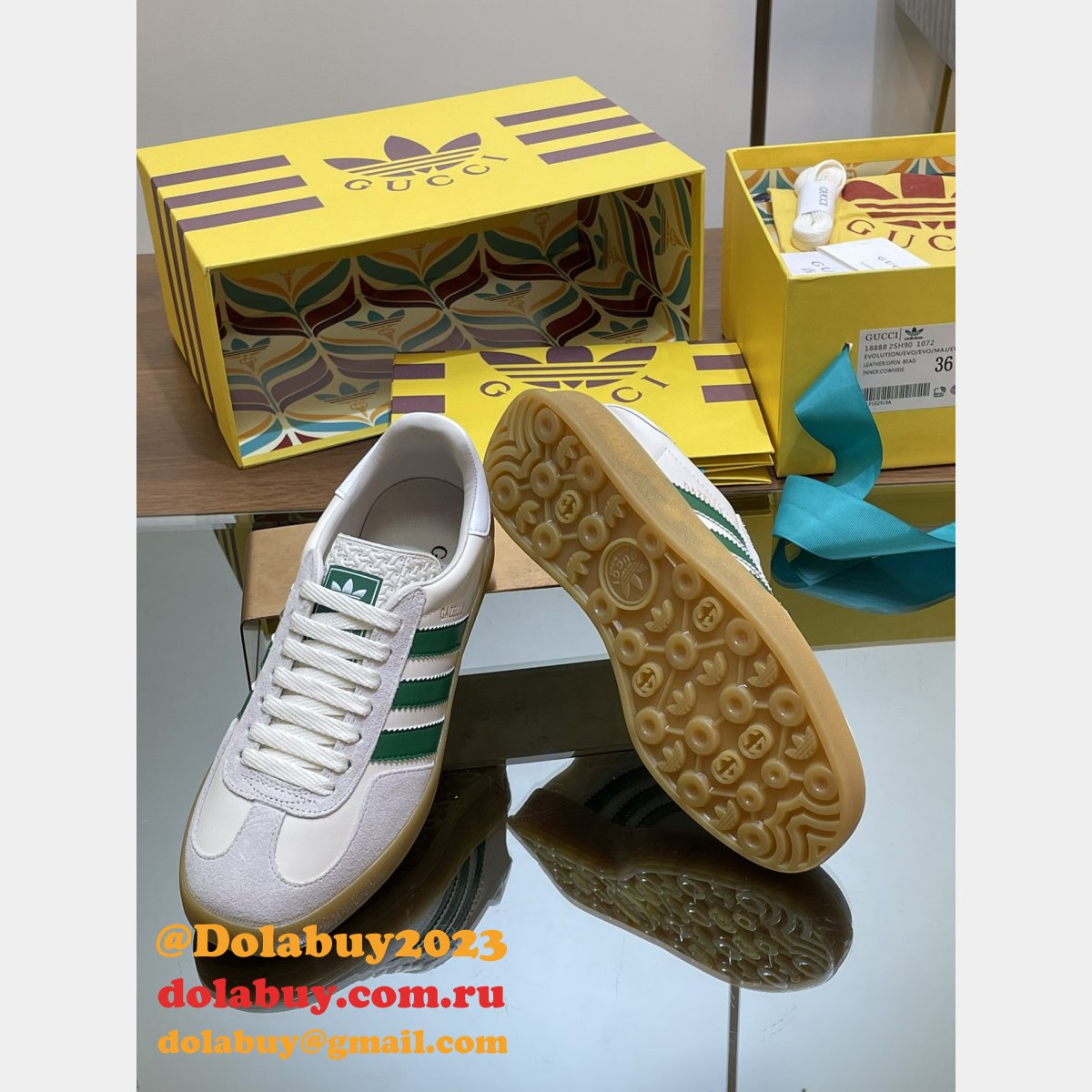 Top Quality gucci & adidas couple sneakers 2024